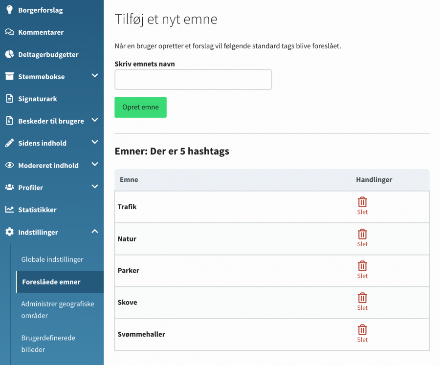 OS2consul emner hashtags