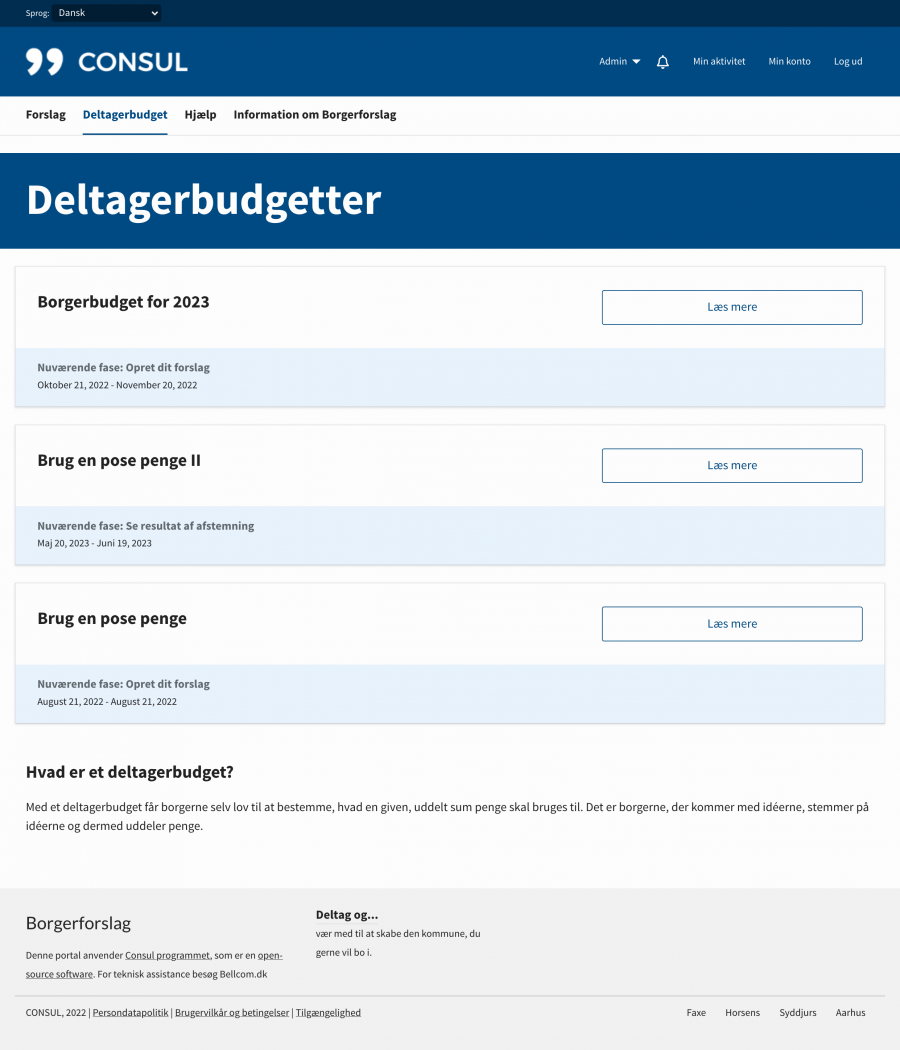 OS2consul deltagerbudgetter